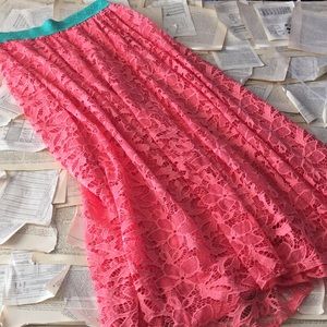 Lularoe Lucy Coral Lace